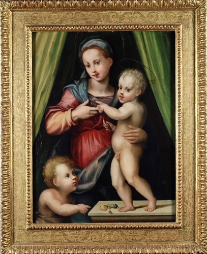 MADONNA WITH CHILD AND SAINT JOHN