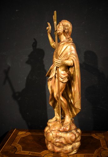 "Christ ressuscité" Sculpture en bois doré