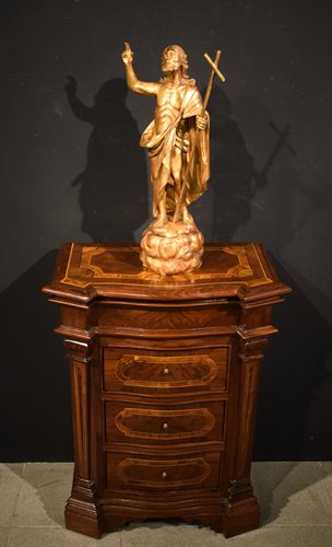 "Christ ressuscité" Sculpture en bois doré