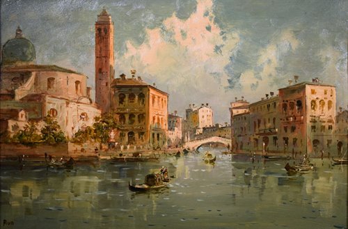 "Venise, Le Grand Canal à Cannaregio"