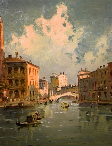 "Venise, Le Grand Canal à Cannaregio"