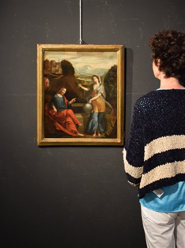 Christ and the Samaritan woman at the well