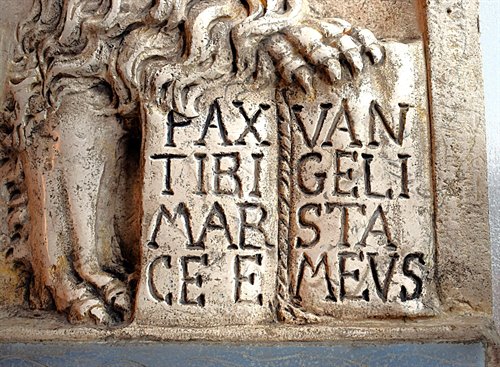"Le Lion de Saint-Marc" Sculpture en bas-relief