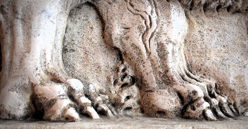 "Le Lion de Saint-Marc" Sculpture en bas-relief