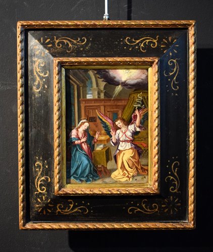 "Annunciazione"  olio su rame