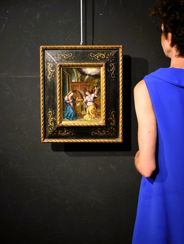 "Annunciazione"  olio su rame