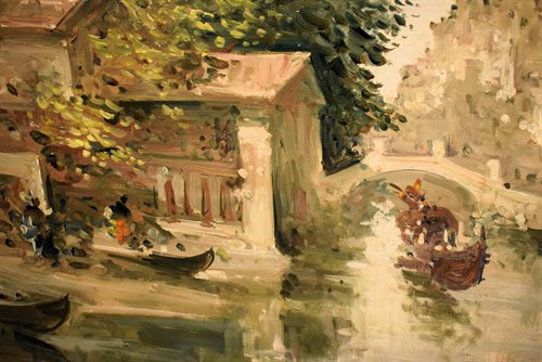 Venice, the "Rio di San Trovaso"