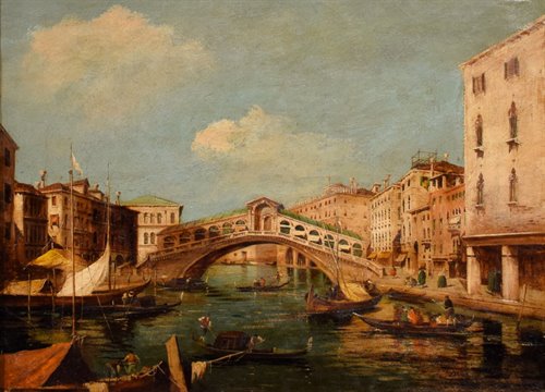 Venezia, il Canal Grande e Ponte di Rialto