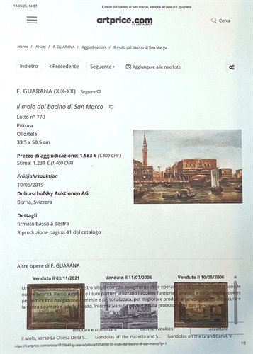 Venezia,  veduta del Bacino di San Marco