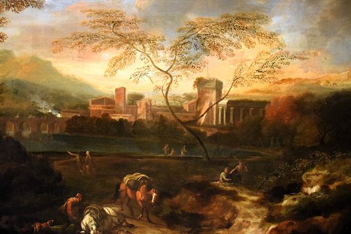 "Idyllic Landscape at Sunset"