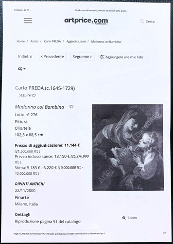 L' Educazione della Vergine - S. Anna e Maria Bambina
