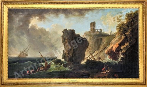 Naufrage sur la falaise